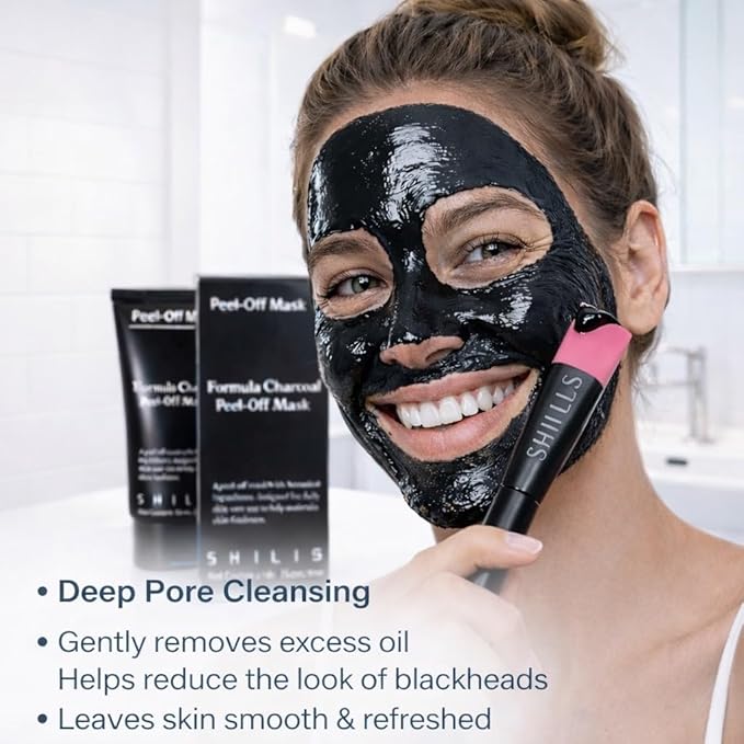 SHILLS Peel Off Mask With A Pink Brush
