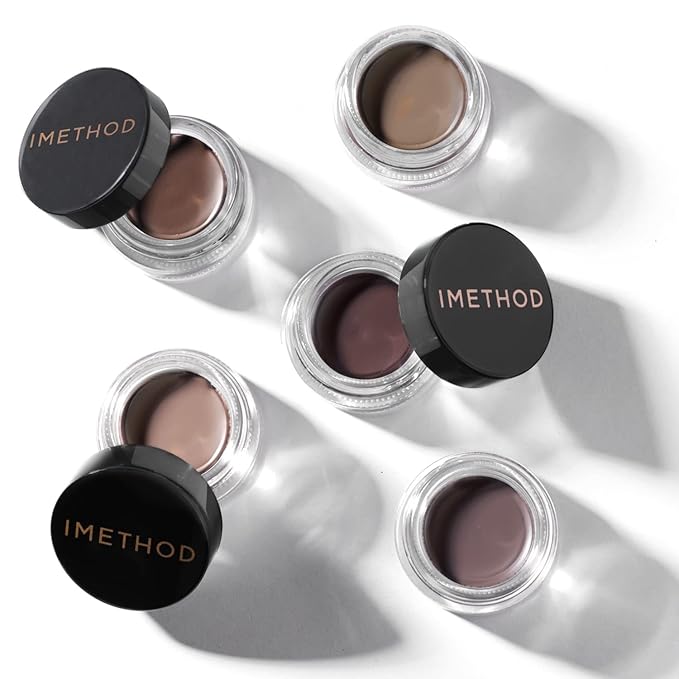 iMethod Eyebrow Pomade for Eye Brow Stamp Stencil Kit, Eyebrow Pomade Refill, Medium Brown