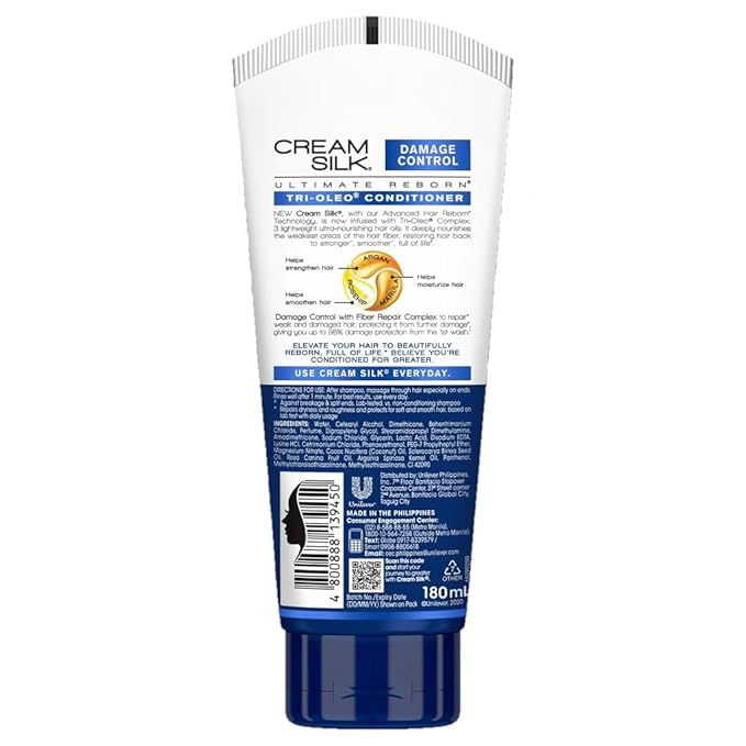 Cream Silk reCONSTRUCT Damage Control Conditioner 180mL