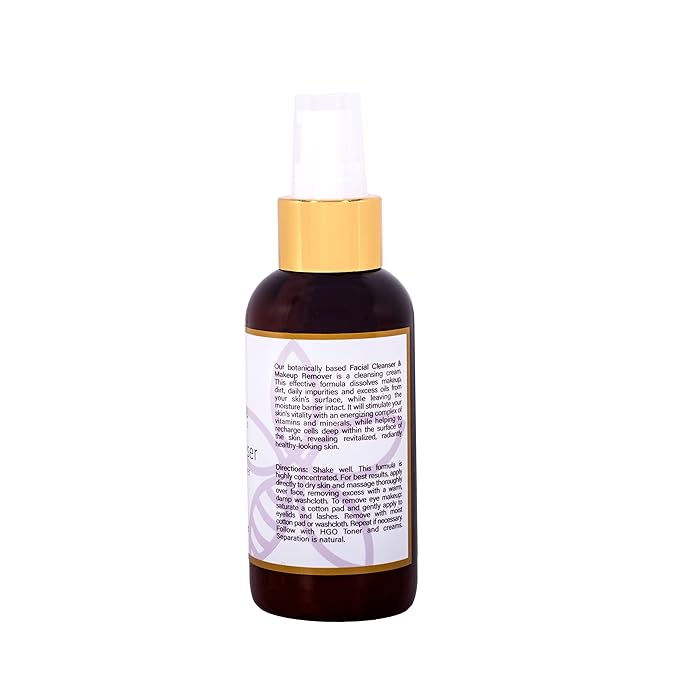 Honey Girl Organics Facial Cleanser, USDA Organic Cleanser & Makeup Remover w/Beeswax, EVOO & Lemon Oil. Remove Dirt, Balance Skin, Ease Inflammation. Naturally has pollen, propolis, royal jelly. 4oz