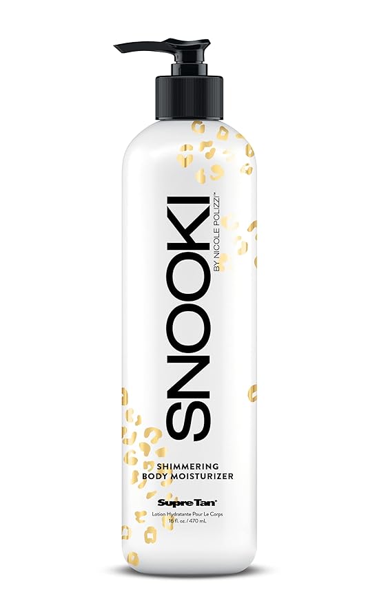 Supre Snooki SoftChic Shimmering Body Moisturizer with Coconut & Sweet Almond 16oz - Lightweight, Gluten Free, Vegan, Pink Berry Fragrance