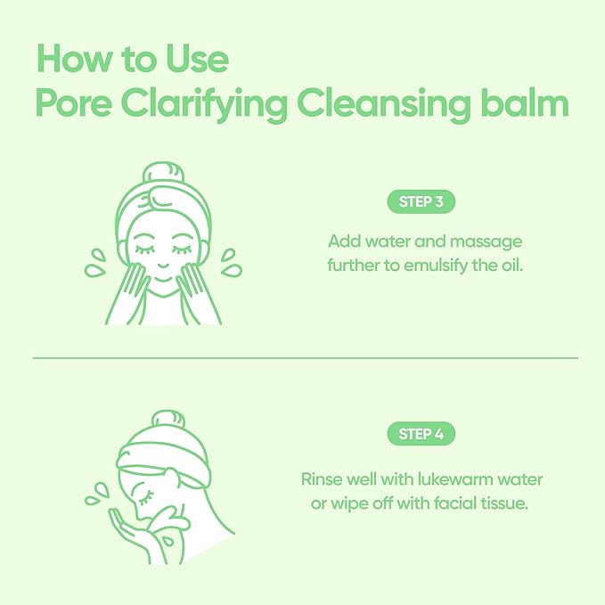 BANILA CO Clean It Zero Pore Clarifying Balm Duo | 180ml + 100ml | Korean Cleansing Balm for Oily & Acne-Prone Skin | AHA-PHA & Tea Tree | Vegan