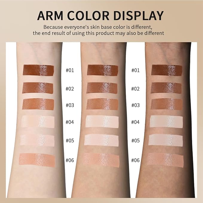 FYEBOO 2025 New Beauty Balm Serum Boosted Skin Tint, Solid Tinted Serum Contour Stick, Hydrating Tinted Moisturizer Foundation Stick, Radiant Dewy Natural Finish Facial Color Correct (# 03)