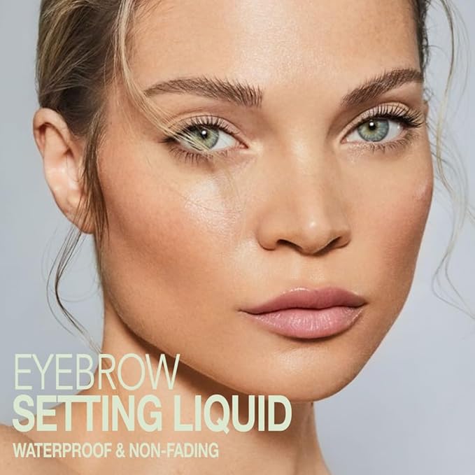BINGBRUSH 2Pcs Eyebrow Gel Transparent Clear Eyebrow Brow Glue,Brow Styling Gel for Shaping & Defining, Smudge-Proof, Long-Lasting Eyebrow Makeup, Natural Look, Cruelty-Free