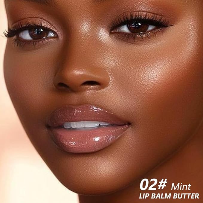 FeiCuiYun 2Pcs Summer Lip Butter Lip Balm, Ultra-Hydrating Natural Vegan Lip Balm, Sheer-Tinted Shine & Hydration, Soothes & Softens Dry Lips Skincare, Bálsamo labial hidratante (#1+2#)