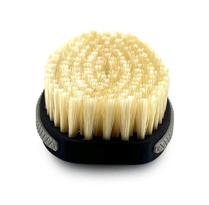 New BRED Medium LIMITED EDITION 360 Sport Wave Caesar 2.0 Mixed Boar Bristle Hairbrush - Curved Bristles, Non-Slip Grip, Waterproof, Matte Black Indestructible Body - The Ultimate 360 Wave Brush