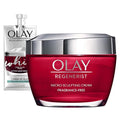 Olay Regenerist Micro-Sculpting Cream, Face Moisturizer, 1.7 oz + Whip Face Moisturizer Travel/Trial Size Bundle