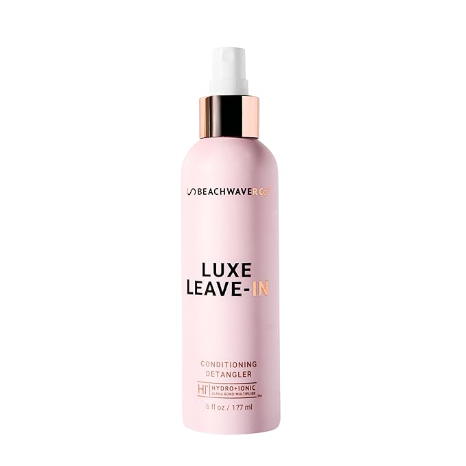 The Beachwaver Co. Luxe Leave-In Conditioning Detangler - Full Size (6 Fl Oz) | Leave-In Treatment to Hydrate, Smooth, & Strengthen w/HiX Vegan Bond Multipliers | Bali Beach Night Fragrance