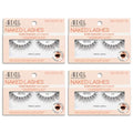 Ardell Naked Natural Lashes 422 - Natural Look False Eyelashes with Invisiband, Soft Volume Wispy Lashes Strip for Everyday Wear, 4 Pairs