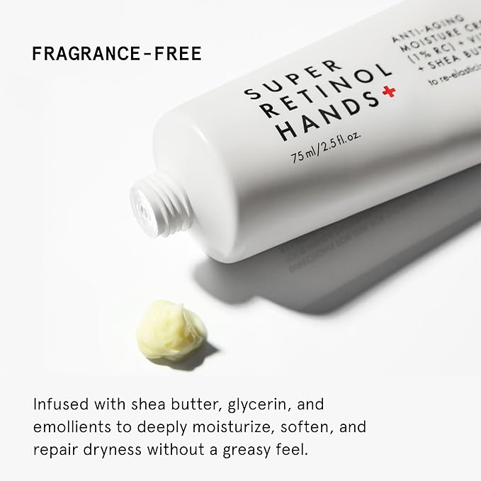 Beauty Pie Super Retinol Anti Aging Hand Cream | Age Spot Remover | Retinol Hand Cream | Skin Firming Lotion | Repair & Hydrate | Firming Treatment | Clean & Safe Fragrance Free Formula | 2.5fl oz