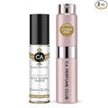 CA Perfume Duo Impression of Sexy Warm Amber For Women Perfume Layering Set Long Lasting Travel Size EDP + Body Oil Roll-On Bottle 0.27 Fl Oz+0.33 Fl Oz