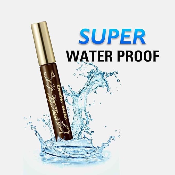 HEROINE MAKE by KISSME Brown Mascara Waterproof, Waterproof Mascara Volume and Length by Tubing Fiber for Long & Curl Eye Makeup for Women, Natural Lash Look for Sensitive Skin from Japan 2 EA