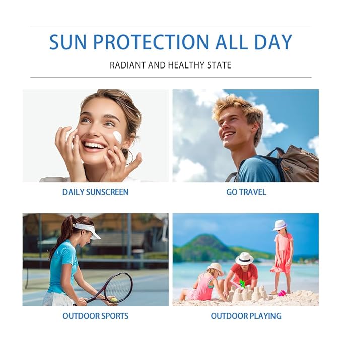 BAISEN DIARY 2PCS Centella Sunscreen SPF 50 PA++++, Hyalu Cica Water-Fit Sun Serum, Lightweight Sunscreen with Centella Asiatica, Hydrating & Non-Greasy Sun Protection for Sensitive Skin