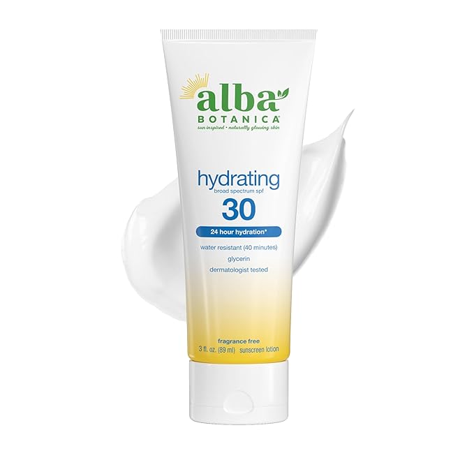 Alba Botanica Hawaiian Sunscreen Lotion, SPF 30, Aloe Vera, 3 Oz