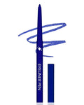 Glitter Blue Eyeliner Pencil, Glitter Gel Eyeliner Pencils, Waterproof Smudge Proof Long-Lasting Metallic Waterline Eye Liner, Precision Retractable Shine Pen for Mature Women Girls Eye Makeup- #07