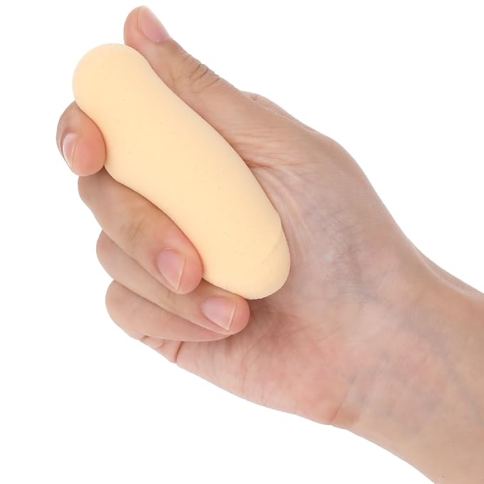 Giantree 2 Pcs Oval Puff, Make-up Egg Air Cushion Puff Beauty Egg Foundation Sponge Oval Makeup Sponges for Eye Foundation Blush Application Forehead Cheeks, Dry and Wet
