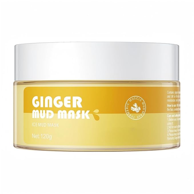 Turmeric Clay Face Mask – Natural Facial Mask for Deep Cleansing, Oil Control, Pore Refining & Hydrating – Skincare Face Mask for All Skin Types, 100ML