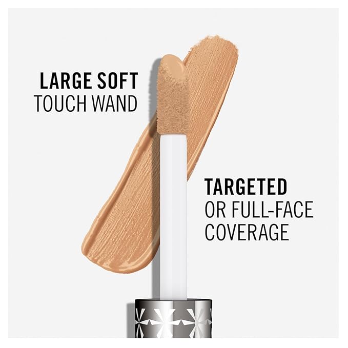 Rimmel London, Multi-Tasker Concealer, 050 Sand, Crease-Proof, Transfer-Proof, Waterproof, Up To 24-Hour Wear, Vegan Formula, 0.33oz
