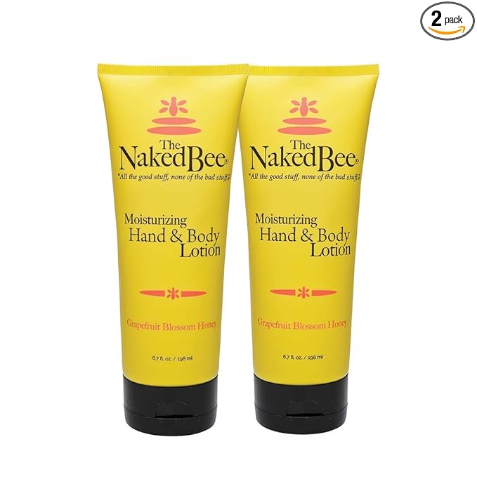 The Naked Bee Grapefruit Blossom Honey Hand and Body Lotion, 6.7oz - 2 Pack