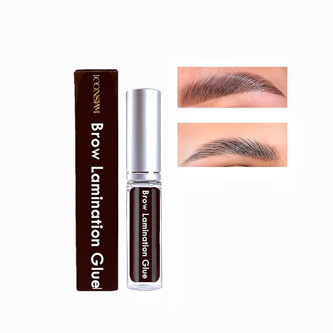 Brow Lamination Glue, Brow Fix Gel, Clear Eyebrow Lift Glue Tools Professional Brow Lifting, Strong Eye Brow Perm Adhesive Easy to Use Water-Based, More than 50 Applications