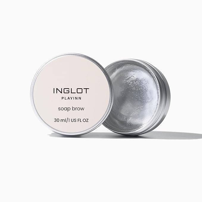 INGLOT Playinn Soap Brow - Eyebrow Styling | Fixing Brow Wax | Long-Lasting Lamination Effect | Precise Styling | 1 US FL OZ