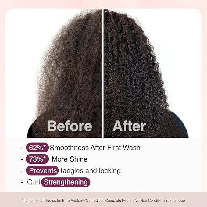 Bare Anatomy Curl Enhancing Hair Mask | Smoothens & Conditions Hair with Curl Retention & 2X Frizz Protection For 48 Hours | Coconut Oil Hyaluronic Acid & Castor Oil | Sulphate & Paraben Free | 250g
