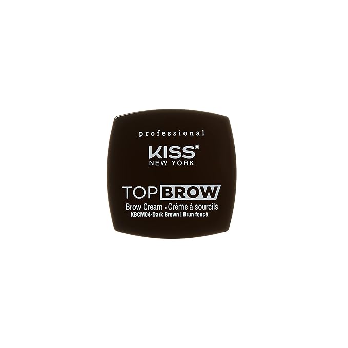 Kiss New York Professional Top Brow Eyebrow Cream (KBCM04 - Dark Brown)