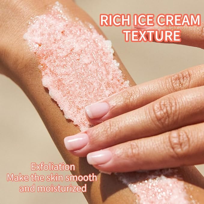kp bump eraser exfoliating body scrub keratosis pilaris treatment hydrating christmas gifts fast skin bump eraser for strawberry skin first aid derm body scrubber (Coconut Scrub)