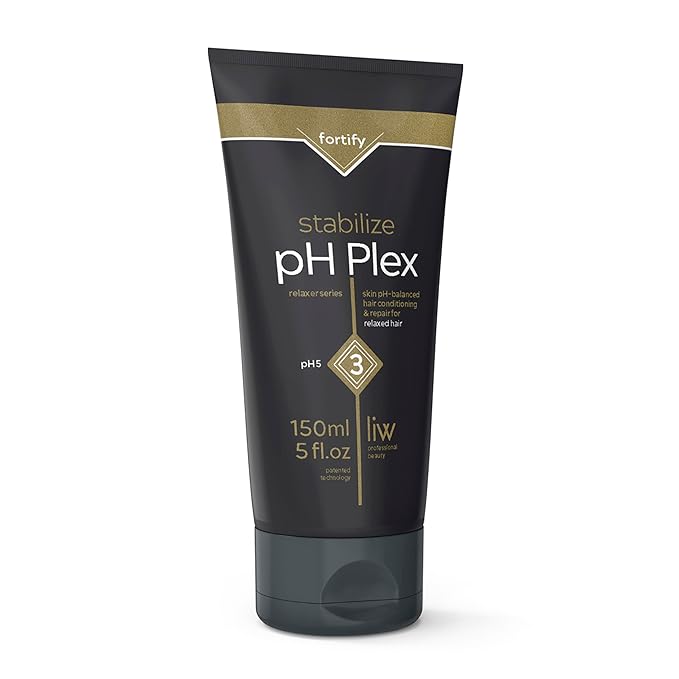 LIW Hair Conditioner Nourishing Hair Mask Treatment - Fortifies the Effects of pH Plex Relaxer Steps 1 & 2 Between Hair Relaxer Treatments - 150ml Tube