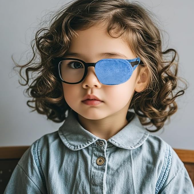 Eye Patches for Adults Kids Eye Patch for Glasses Treat Lazy Eye Amblyopia Strabismus for Left or Right Eyes
