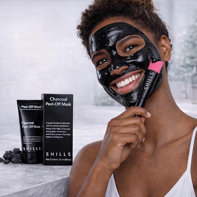 SHILLS Peel Off Mask With A Pink Brush