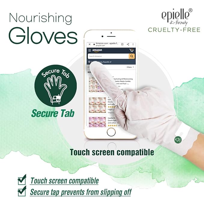 Epielle Assorted Hand Mask 5 Pairs, Deep Moisturizing Gloves for Dry, Rough Skin, Soften with Shea Butter, Self Care Gifts for Women, Spa Kit, Mothers Day Gifts