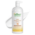 Alba Botanica Daily Moisturizing Lotion SPF 15, Normal to Dry Skin, with Shea Butter and Aloe, 32 Oz (Packaging May Vary)