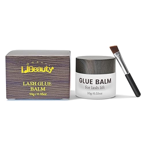 Libeauty Lash Lift Balm Glue Strong Sticky Lash Lift Adhesive Latest Gentle Formula Eyelash & Eyebrow Perm Glue Balm Brow Lamination Gel 10G/0.35OZ