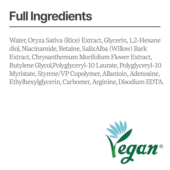 Gentle Rice Bran Toner Korean for Face (Tone, Rejuvenate & Moisturize) - Hydrating Vegan with Hyaluronic Acid - Rice Bran Extract (16.9 Fl oz)