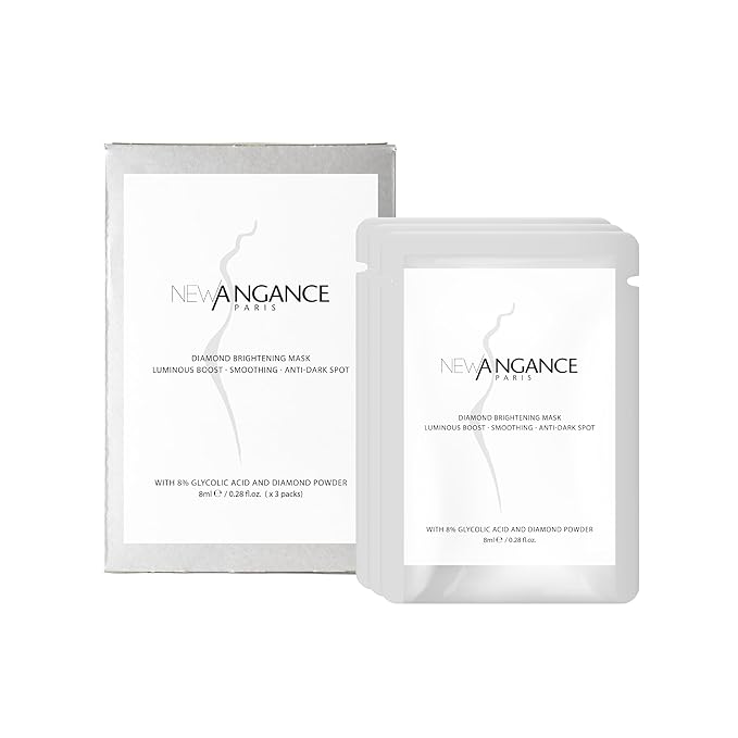 Mask, Moisturizing, Hydrating, Skin-lightening,8ml X 3 Packs (Diamond Brightening Mask)