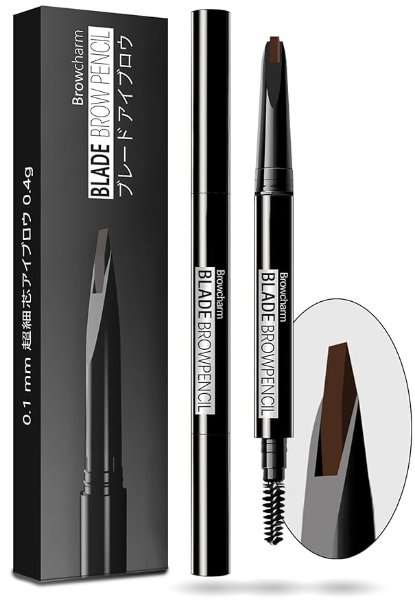 MAVENI Browcharm Microblading Eyebrow Pencil for Women,0.1mm Ultra-Fine Mechanical Pencil,Makeup Brow Definer Waterproof (CU 05 Deep Brown, 1 Count Pack of 1)