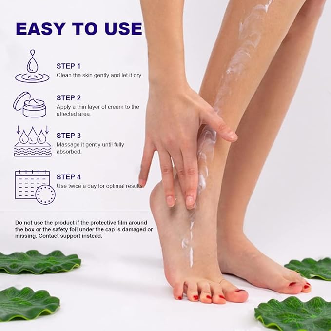 ASDToTio Urea Cream 42% - Premium Urea Foot Cream - With 2% Salicylic Acid, Tea Tree Oil, Shea Butter, Aloe Vera - For Feet, Hands, Heels, Elbows, Knees and More - 8 oz