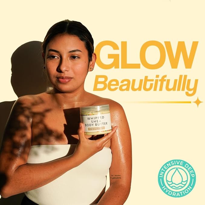 AKWAABA Whipped Shea Butter (Sweet Mango) – Nourishes & Moisturizes | Made with Shea Butter | No Dyes & Parabens | 12 oz / 340 g