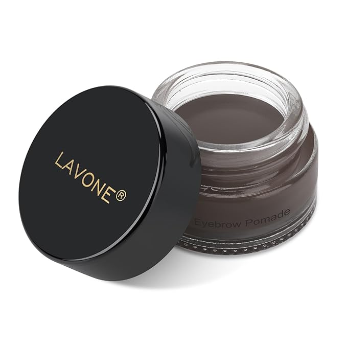Eyebrow Pomade - Waterproof Brow Pomade for Long-lasting Results,Smudge Proof and Sweat Resistant Formula,Natural Eyebrow Makeup for All Skin Types and Tones - Coffee