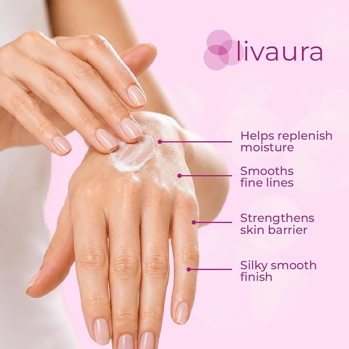 LIVAURA Retinol Anti-Aging Hand Cream – The Original Brand For Younger Looking Hands –Rich, Velvety Conditions & Protects Skin, Nails & Cuticles – Vitamin A Minimizes Age’s Effect on Skin (Women's)