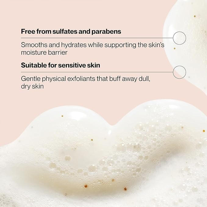 Suave Exfoliating Scrub + Wash Variety 2-Pack – Vanilla Suede & Strawberry Delight, Sulfate-Free Body Wash Set, 18 Oz Ea
