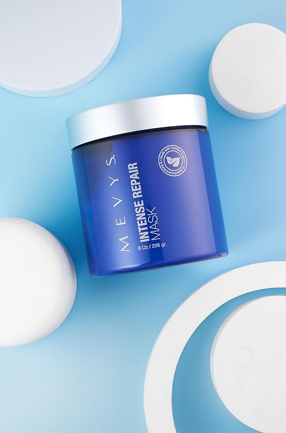MEVYS Intense Repair Mask 8 Oz./ 236 ml, Repair Mask for Dry Damaged Hair, Intense Repair Hair Mask for Smoothness, Leave In Repair Hair Mask for Dehydrated Hair and Deep Conditioning Restoration