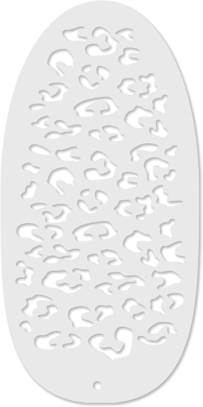 Stencil1FX - Leopard Spots Eye Makeup Stencil for Costumes, Dress Up, Halloween, Cosplay, Face Painting, Raves, Festivals, Parades, Parties