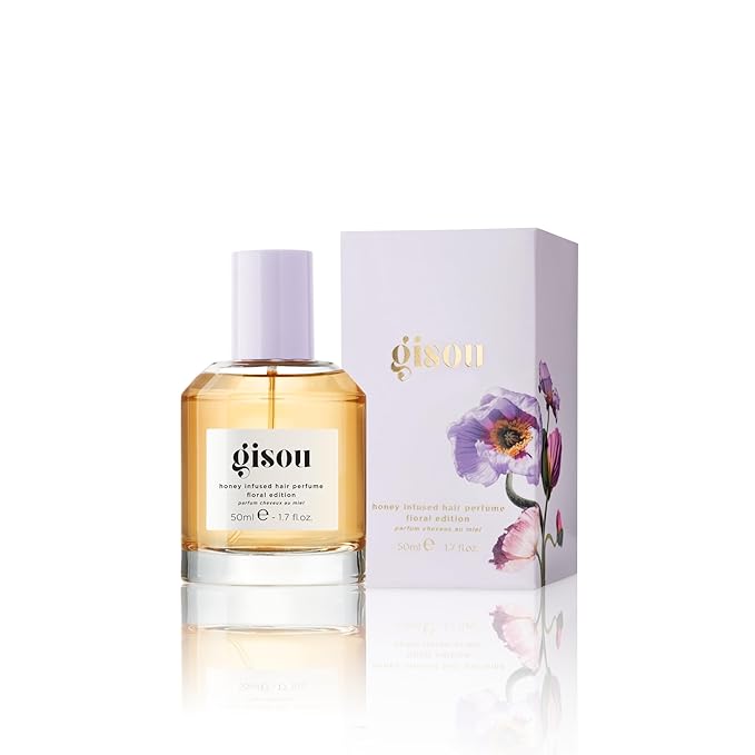 Gisou Honey Infused Hair Perfume – Long-Lasting Hair Fragrance with Mirsalehi Honey & Argan Oil, Lavender Berry,1.7 Fl Oz