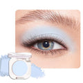 WanTuoluo Light Blue Matte Eyeshadow Palette for Women, Single Monochrome Eye Shadow Makeup, Shiny Pressed Powder, Blendable Natural sombras para ojos, Holographic,Vegan,Travel -22