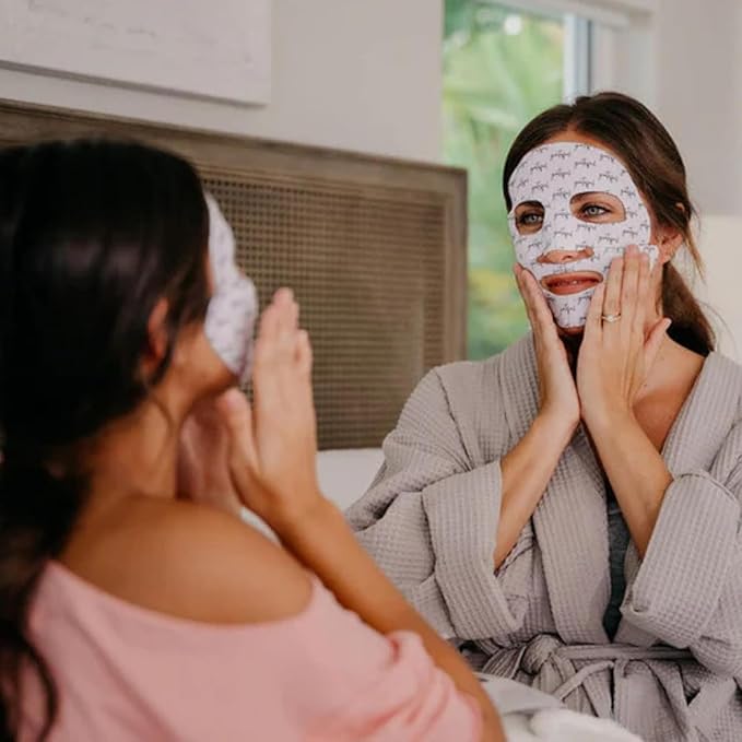 HumanKINDglow Hydrogel Face Mask – Hydrating Overnight Korean Facial Mask for Firming, Tightening & Radiant Skin | Clean, Vegan | Includes a Hidden Affirmation for Inner Glow