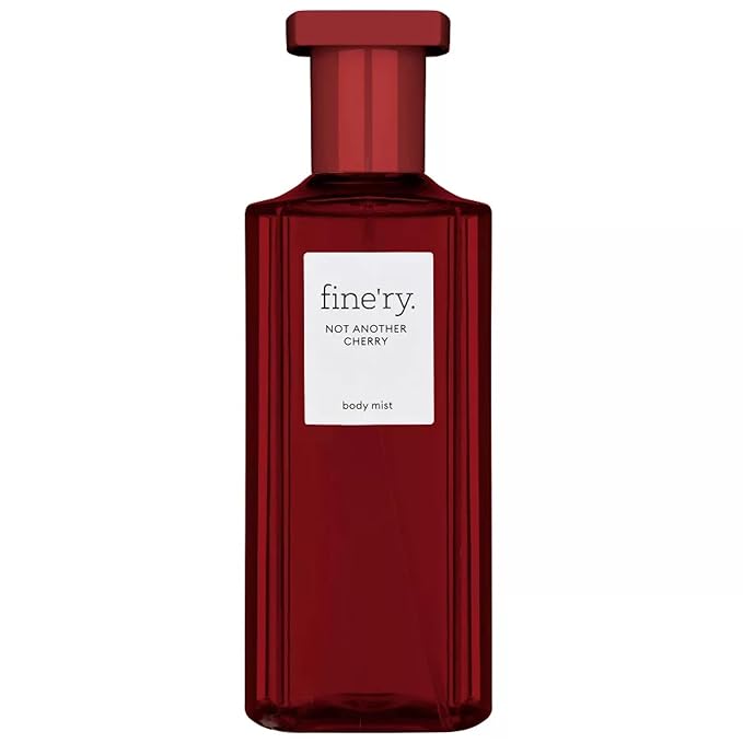 Fine'ry Cherry Almond Hair + Body Fragrance Mist Spray for Women - Rich, Fruity Gourmand Scent - Not Another Cherry, Rose & Almond Amaretto, Cruelty-Free, Long-Lasting, Body Spray for Girls (5 Fl Oz)