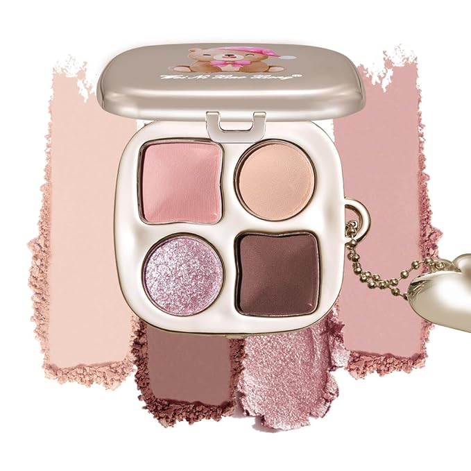 Mivota Professional Eyeshadow Palette, Nude Taupe and Brown Neutral Shades, Velvety Matte and Satin Shimmer Finishes, High Pigment Blendable Colors, Waterproof Long-Lasting Eye Palette, 03, 4 Colors