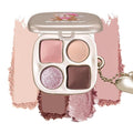 Mivota Professional Eyeshadow Palette, Nude Taupe and Brown Neutral Shades, Velvety Matte and Satin Shimmer Finishes, High Pigment Blendable Colors, Waterproof Long-Lasting Eye Palette, 03, 4 Colors